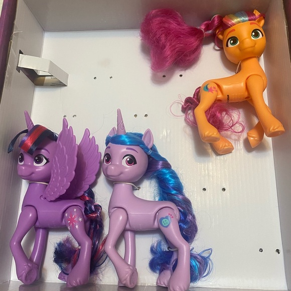 Hasbro My Little Pony Rainbow Celebration Set Of 3 Ponies Only - Picture 4 of 4